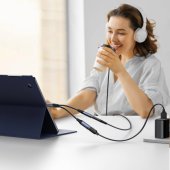 Adapter SY-C02 USB-C to USB-C 3.5mm black