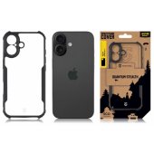 "Quantum Stealth Cover iPhone 17" Clear-Black