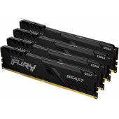 Fury Beast juoda 4x16GB DDR4 3600MHZ DIMM KF436C18BBK4/ 64