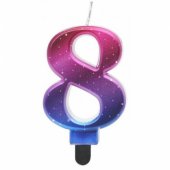 Cake Candle topper Number 8