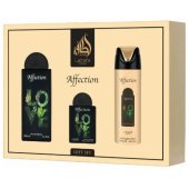 _8328131 Lattafa Affection rinkinys EdP 100ml + EdP 20ml + dezodorantas 200