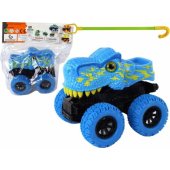 Tyrannosaurus Rex transporto priemonė su frikcine pavara, mėlyna