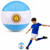 Training Football for Grass Field, Argentina Colors, 22cm, size 5