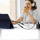 Adapter SY-C03 USB-C 2x USB-C black