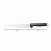 Fiskars 1057539 virtuvinis peilis, nerūdijantysis plienas, 1 vnt., pjaustymo peilis