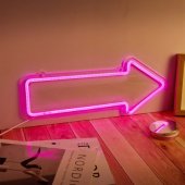 SNL107PK Style Neon Lights Arrow pink
