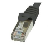 LogiLink 0.25m juodas !