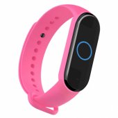 Banguoto dizaino dirželis Xiaomi Mi Band 5, rožinis