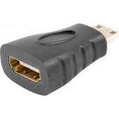 Adapteris HDMI(F) - HDMI mini juodas