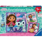 _6727484 Ravensburger Puzzle for children 3x49 Gabby®s Dollhouse