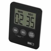 Emos skaitmeninis laikmatis, magnetinis, juodas (E0202)