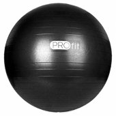 _7528376 Gymnastics Ball "Profit" 55cm Black With Pump DK 2102