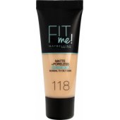 Maybelline Fit Me Matte+ Poreless matinė veido pudra 118 30ml