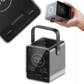 P01CT 40000 mAh 300 W pilkas