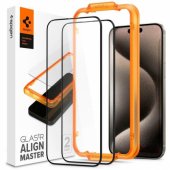 Glas.tR AlignMaster FC iPhone 15 Black 2-pack