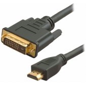 HDMI - DVI-D (24+1) Black 5m