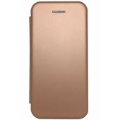 Knyginis dėklas Xiaomi Redmi 6, rožinio aukso