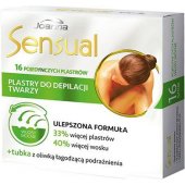 Joanna Sensual veido depiliacijos juostelės – stipriems plaukeliams, 16 vnt.