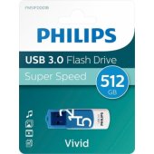 512 GB USB 3.0 Vivid Edition balta/ mėlyna FM51FD001B/ 00