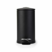 LA036690BLKPEU7 Slimline D-Shaped Pedal Bin 5-Litre
