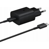 EP-TA800EBE 25W + USB-C cable Black (Bulk)