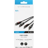 Kabelis 2xRCA - 2xRCA 5m (46014)