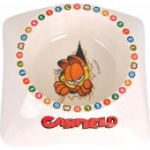 Garfield Garfield, melamino dubenėlis katei, baltas/ pilkas