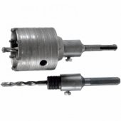 Dedra 80mm HM crown drill bit with SDS+ and HEX - DED1506-2