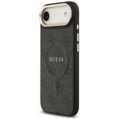 PU Leather 4G Gold Frame MagSafe Case iPhone Air Black