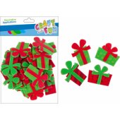 Craft with Fun veltinė kalėdinė dovanos dekoracija su spyruokle 30 vnt. 12/ 288