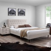 Bed EMILIA 180x200cm, beige