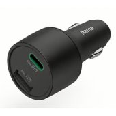 201690 Car Charger USB-C/ USB-A 30W Black