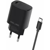 Charger 20W USB-C + USB-C cable black