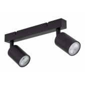 LAMP SPOT LIGHT TOP GU10 2X10W BK