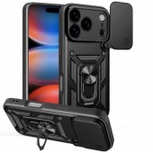 Defender Slide Case with Stand iPhone 17 Pro/ 18 Pro Black