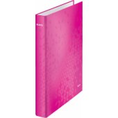 Leitz Wow 2 žiedų A4 40 mm rožinis (42410023)