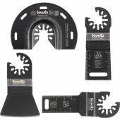 Einhell multi-tool set for wood, plastic, 4-piece, saw blade set (for