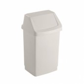 Curver Click-It tilting trash garbage can 25L white (BHP HIC 0021)