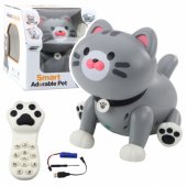 Interactive Robot Kitten Remote Controlled RC Remote Control Gray