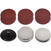 Einhell disc/ polishing/ sanding sheet set, 150mm, sanding/ polishing age
