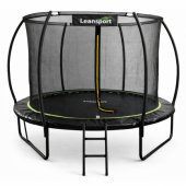 Garden Trampoline with Inner Net Black/ Green 305cm