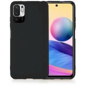"Soft Matte Back Case Xiaomi Redmi Note 10 5G", juodas