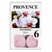 Arbatinės žvakutės Orchidea, 6 vnt.