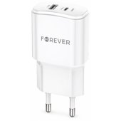 TC-01-20AC PD QC 1x USB-C 1x USB 20W White