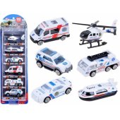 _7602633 Jokomisiada Ambulance set 6pcs metal toy cars ZA3505