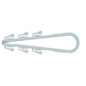fischer cable loop Steckfix SF plus LS 3/ 13, clamp (light grey, 100 pi