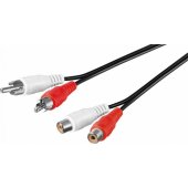 2xRCA - 2xRCA kištukas-lizdas 1,5m