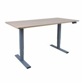 ERGO OPTIMAL rašomasis stalas su 2 varikliais 160x80cm, hikorio mediena