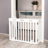 Trixie Wooden barrier 3-part 82-124�61 cm white