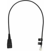 Laidas QD / RJ10 0,5m Juodas